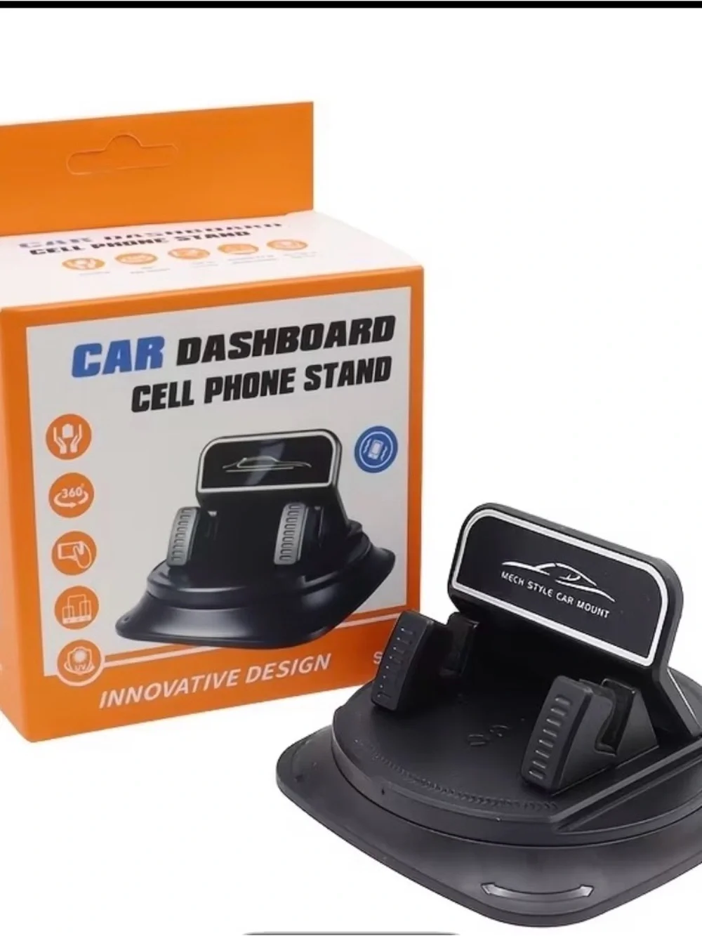 Universal Black Car Dashboard Cell Phone Stand